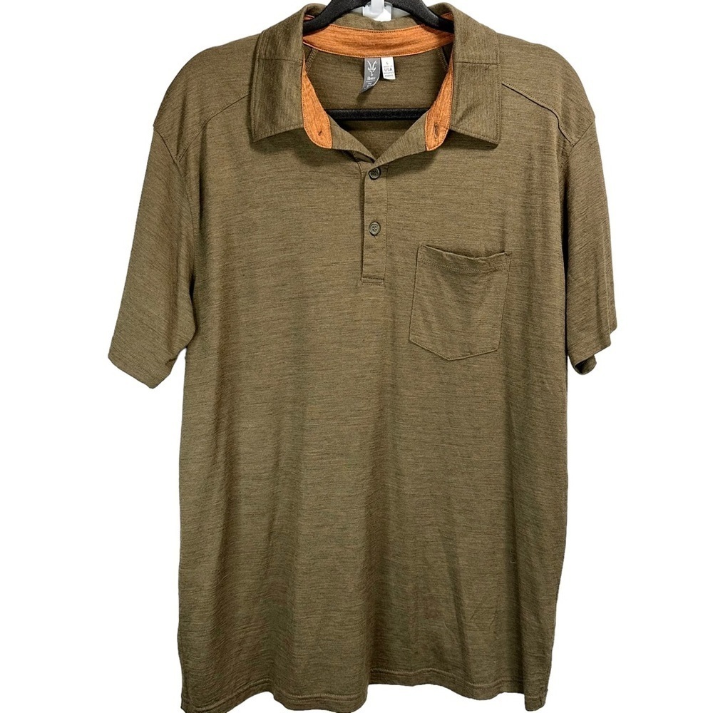 Ibex OD Heather Polo Shirt